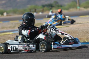 Nick Tucker stamped his return to Superkarts! USA competition with victory in his TaG Master debut (Photo: EKN)