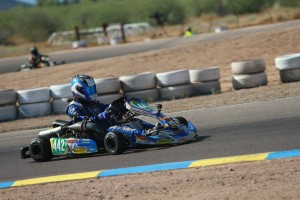 Callum Smith never put a wheel wrong all weekend, earning a second victory in S5 Junior (Photo: EKN)