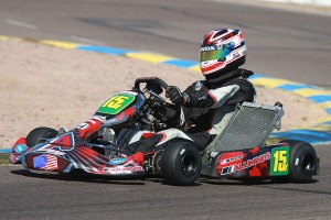 Will Preston earned his first S2 Semi-Pro win at the California ProKart Challenge with the Aluminos squad (Photo: eKartingNews.com)