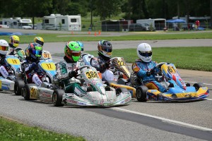 Armin Cavkusic doubled up for his first wins of the season in Leopard Senior (Photo: Kathy Churchill - Route66kartracing.com)