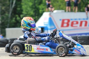 Lachlan DeFrancesco looks to build on his Round Four victory, and the championship lead going into South Bend (Photo: EKN)