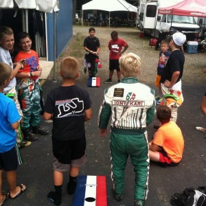 Fun on and off the track at USPKS (Photo: EKN)