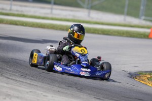 Adam Brickley swept the Kid Kart division for a third time in 2015 (Photo: Kathy Churchill - Route66kartracing.com)