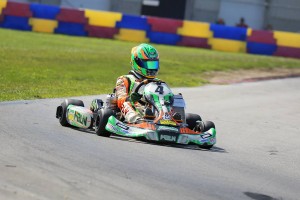 Alex Bertagnoli dominated the Junior ranks, winning in both Leopard and Yamaha each day (Photo: Kathy Churchill - Route66kartracing.com)