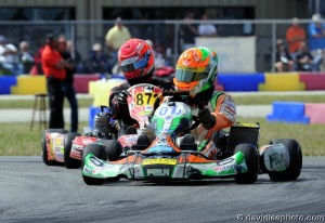 The 'Manchild' team of Brandon Lemke and TJ Koyen finished third, one lap down (Photo: DavidLeePhoto.com)