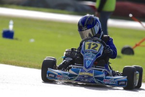Keegan Bosch became a first time winner in the Yamaha Rookie division (Photo: Kathy Churchill - Route66kartracing.com)