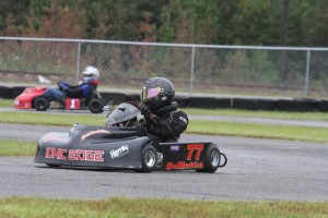 Dustin Demattia never finished outside the top five between the Senior Pro Gas and LO206 Heavy main events at Barnesville Gold Cup (Photo: Double Vision Photography)