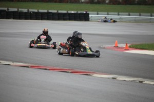 The LO206 CIK contingent of Dave Cypert (#63), Tom Cypert (#67) and Kevin Duff (#24) finished in the top three positions both days (Photo: Wright Tough Photography)
