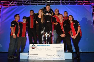The hard work by DRT Racing and DR Racing Kart paid off with a victory by Danny Formal in S1 (Photo: On Track Promotions - otp.ca)