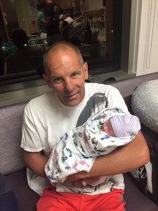 Todd with his granddaughter in October 2015