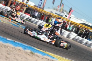 South African driver Jordan Sherrat stole the victory in Senior Max (Photo: EKN)