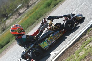 Harry Gottsacker is an emerging shifterkart pilot, continually improving under the Champion Racing / Intrepid banner (Photo: eKartingNews.com)