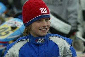 A young Sage Karam looking to defend his 2005 Stars of Karting Cadet championship (Photo: EKN)