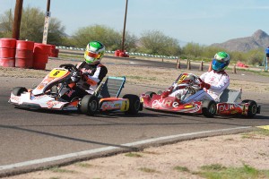 Jake French got the better of hometown driver Kolton Griffin in Round Four (Photo: EKN)