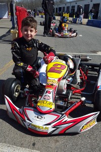 Russell Karting Specialties / Parolin / Woltjer Racing Engines driver Caleb Gafrarar