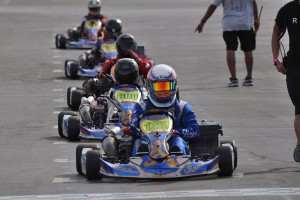 Garrett McKelvie swept the growing S3 Novice Stock Moto field in Round Two (Photo: Kart Racer Media)