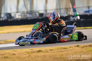 Stephen Lamana (#22G) set the pace in Shifter Senior, taking fastest time in route to a win for both days (Photo: Zayas Images)