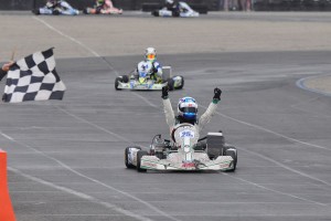 Joseph Daniele became the third different winner in the X30 Junior category this year (Photo: Kart Racer Media)