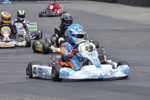 Kristian Valdez won the Open Shifter category at Round Three (Photo: Kart Racer Media)