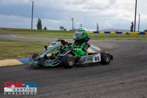 Ashton Torgerson won three of his four races, including two in Micro Max (Photo: Dalton Egger - CanAmKartingChallenge.com)