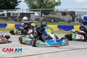Kyle Wick completed the weekend as the big winner, picking up four victories, two in S2 and two in Briggs 206 Senior (Photo: Dalton Egger - CanAmKartingChallenge.com)