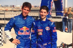 Jaskol and Rossi at Red Bull event in 2005, the same year Alex won an IKF Duffy (Photo: Matt Jaskol)