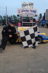 Rookie Nigel Pendykoski in Victory Lane for the second time