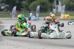 Lance Fenderson and Alex Bertagnoli are among the top contenders in IAME Junior (Photo: EKN)