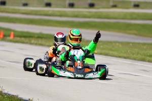 Stephen Dial is moving from Yamaha to IAME this year, already with two wins at Route 66 (Photo: Route66kartracing.com)