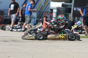 A one-day wonder gave Matthew Northrop his first USPKS victory in Yamaha Junior (Photo: EKN)