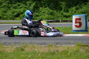 Cole Franchini notched his first win in S2 Semi-Pro Stock Moto (Photo: Dalton Egger - CanAmKartingChallenge.com)