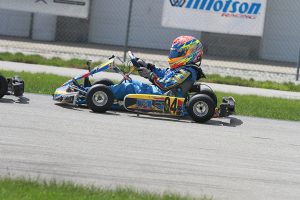 Home track advantage went Garrett Adams way, winning his first ever WKA Yamaha Sportsman victory (Photo: EKN)