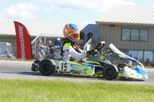 Nicholas d'Orlando picked up his first WKA win in Pro IAME Junior (Photo: EKN)