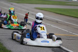 Aidan Harrington doubled up in Yamaha Junior for his first triumphs in the category (Photo: Kathy Churchill - Route66SprintSeries.com)