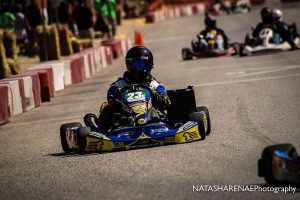 10 years later, former 80cc Junior standout Zach Schiff is back behind aboard the same kart