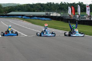 Tyler Ferris won his first Yamaha Junior main event in a photo finish (Photo: EKN)