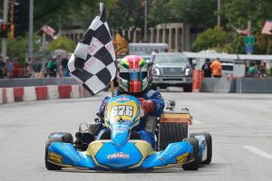 Anthony Honeywell notched three new class lap records, including the 125 Masters class he won (Photo: EKN)
