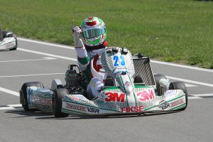 Lance Fenderson pulled off another solid performance in IAME Junior for his second straight (Photo: EKN)