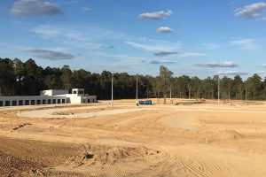 Buildings and light posts in place at SpeedsportZ Racing Park (Photo: SpeedsportZ Racing Park)