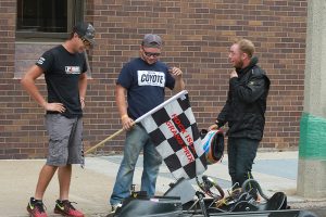 It was a memorable two days at the RIGP for Hotz, Clossey and Stewart (Photo: EKN)