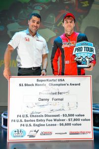 Formal's prize purse was boosted thanks to the prize from Honda/HPD toward the F4 US Championship (Photo: On Track Promotions - otp.ca)