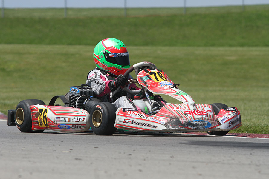 James Lynch took home his second victory on the season in Yamaha Junior (Photo: EKN)