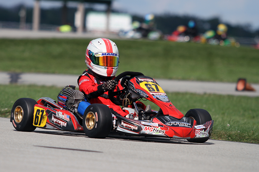 Ben Maier locked up the Micro Swift title with a third victory on the season (Photo: EKN)