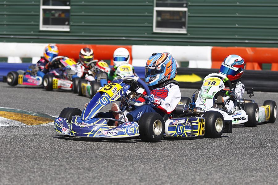 Marco Sammut put his name in the winners list for USPKS with the victory in Micro Swift (Photo: EKN)
